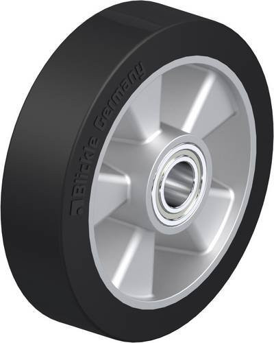 Blickle ALEV 180/25K Schwerlast-Rad in Schwarz mit Aluminium-Komponenten, Durchmesser: 180 mm, Tragfähigkeit: 450 kg - Bild 1