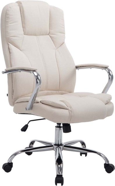 TPFLiving Bürostuhl Xavier Two Executive Chair mit Stoffbezug in Beige - Bild 1