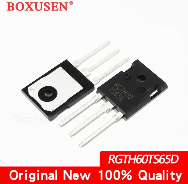 5 Stück RGTH60TS65D TO-247 Leistungstransistor 60A 650V in Schwarz - Bild 1
