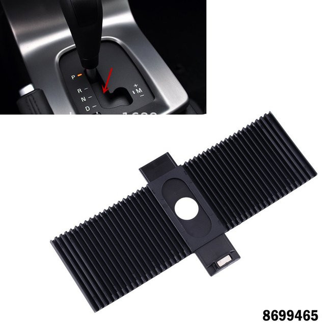 NIGHTKIST Auto Getriebe Schaltkonsole Blindabdeckung in Schwarz für VOLVO C30 C70 S40 V50 8699465 - Bild 1