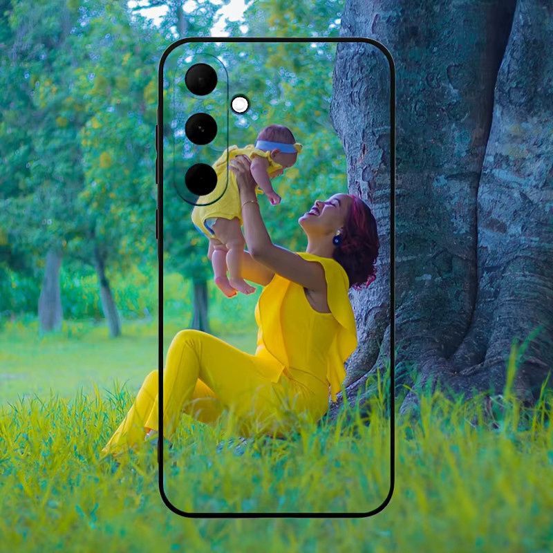 Individuelle Schutzhülle für Samsung Galaxy A-Serie (A02 bis A06, A10 bis A16) in Schwarz - Bild 2