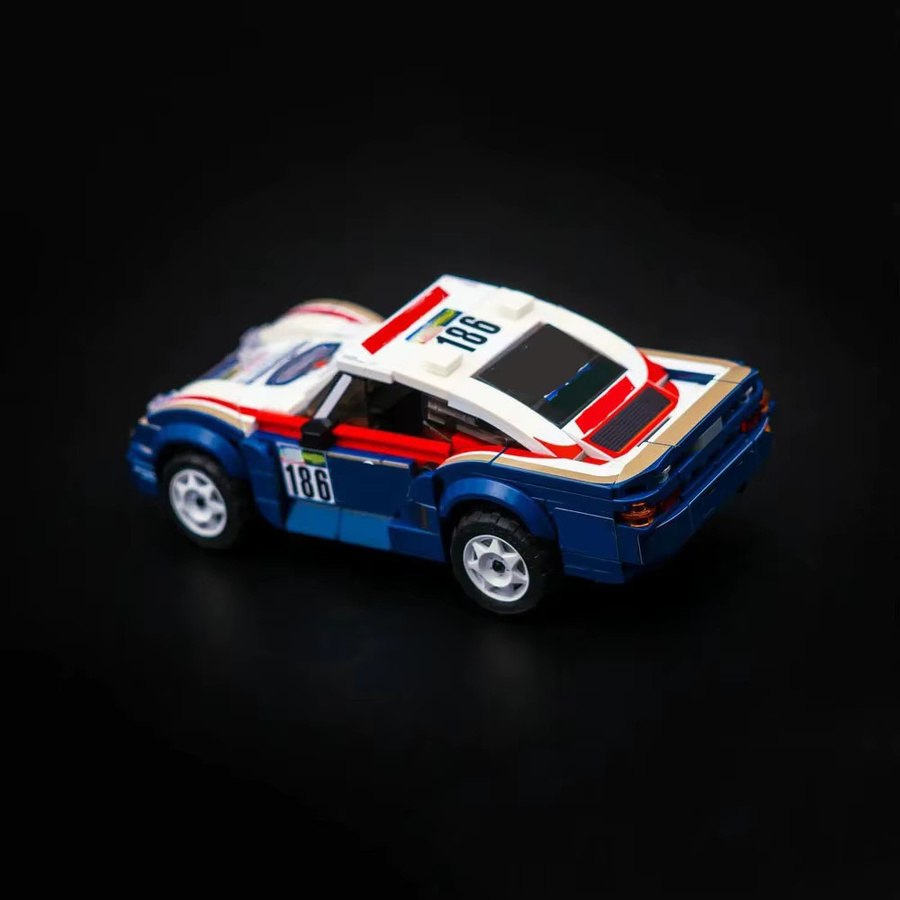 Pola Deer DIY Rally Racing MOC 1984, Hochmobilitäts-Offroad-Truck 959, Montagemodell - Bild 2