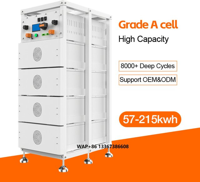 LiFePO4 Solargenerator-System in Weiß mit 200 kWh Kapazität für Heim- und Industriesysteme - Bild 1