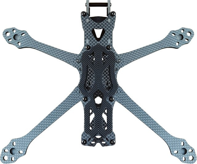 Apexdc Apex DC O3 FPV Freestyle Rahmen Kit aus Kohlefaser in Grau, 5 Zoll, 225mm - Bild 1