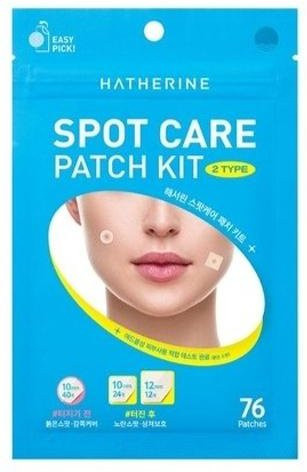 HATHERINE Spot Care Patch Kit, 76 Aufnäher, Unisex - Bild 1