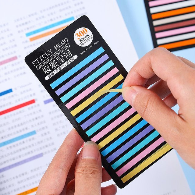 Journal GO Selbstklebende Index-Tabs und Seitenmarkierungen in Multicolour, 300 Stück - Bild 1