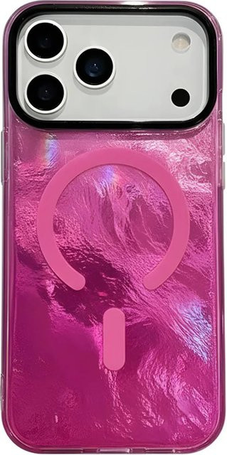 OLPAY Magnetische Hülle mit Farbverlaufsglasstruktur für iPhone 17 Air 16 15 14 13 12 Pro Max Plus und 17 Pro in Gold mit MagSafe Kompatibilität - Bild 1
