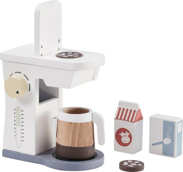 Kids Concept Kaffeemaschine mit Zubehör, Holz, ab 3 Jahre - Bild 1