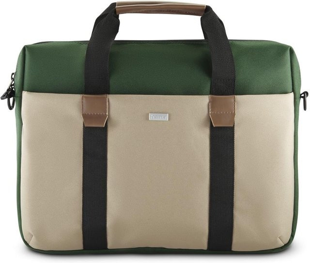 Hama Laptop-Tasche Silvan nachhaltig in Grün und Beige für 15,6 bis 16,2 Zoll - Bild 1