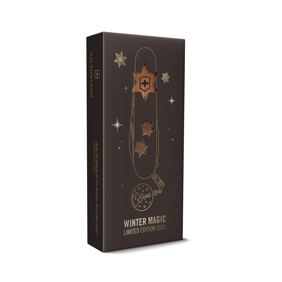 Victorinox Climberwood Winter Magic Limited Edition 2025 Schweizer Taschenmesser Silber mit 12 Funktionen - Bild 2