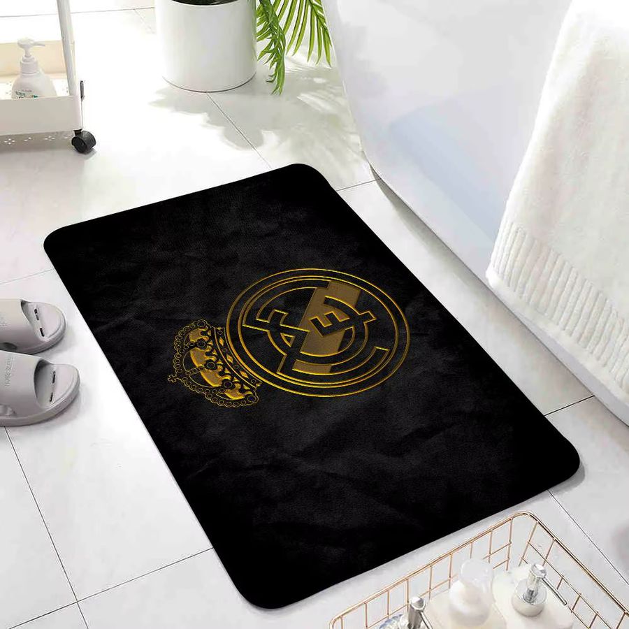 Kayou Fußball Fußmatte R-RMCF in Schwarz für Wohnzimmer und Eingangsbereich mit Anti-Rutsch-Funktion - Bild 4