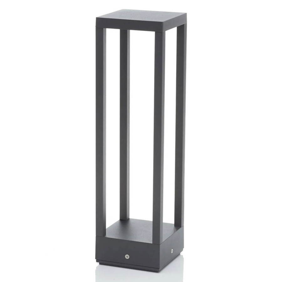 Lucande LED Außenleuchte Carlota Modern Schwarz aus Aluminium 1-flammig - Bild 2