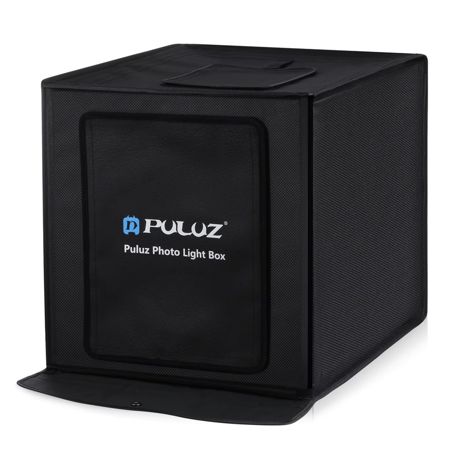 PULUZ Studio-Fotobox Set mit 24 W dimmbarer LED-Beleuchtung 5500 K Weiß und 6 farbigen Hintergründen, Breite: 40 cm - Bild 2