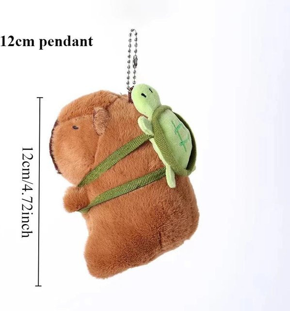 Gelbe Badeente Capybara Plüschtier, ab 14 Jahren - Bild 1