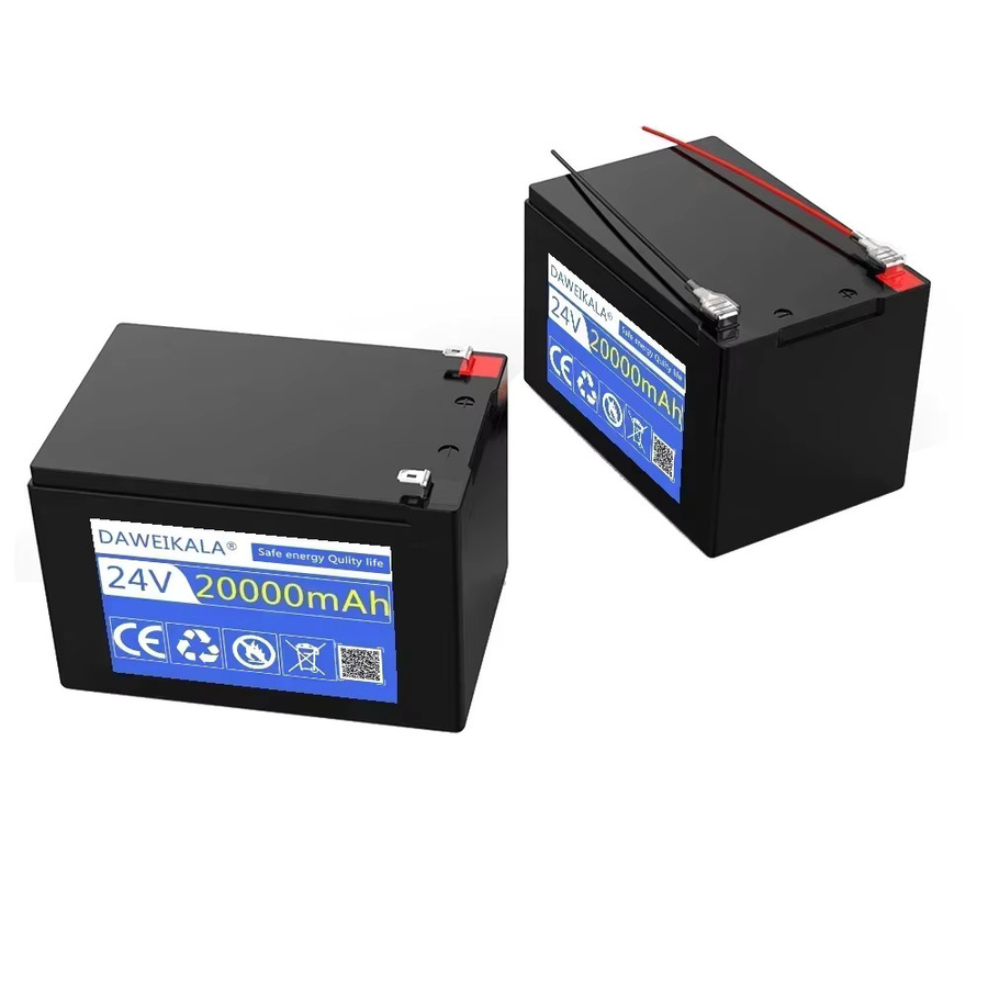DAWEIKALA 24V 20Ah Lithium-Ionen-Batteriepack in Schwarz inklusive 27,2V 2A Ladegerät für Elektrofahrzeuge und Solarenergie - Bild 3