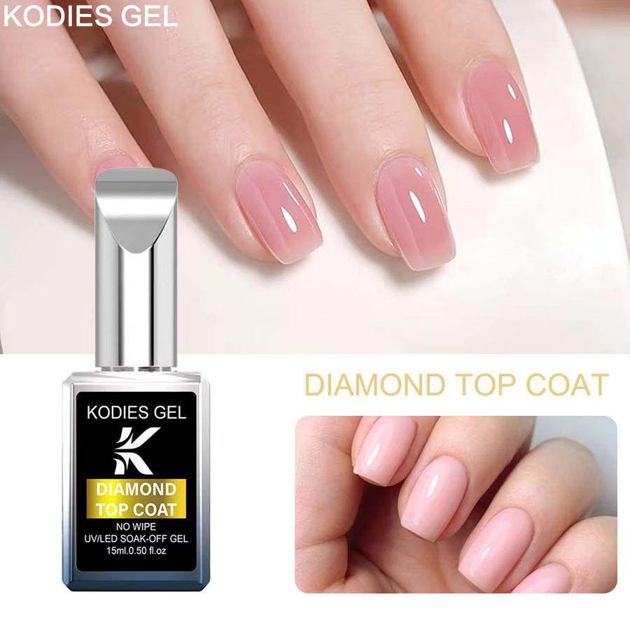 KODIES GEL Diamond Top Coat, Gel-Nagellack, glänzend - Bild 2