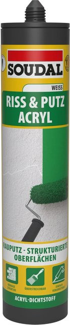 Soudal Riss & Putz Acryl Dichtstoff Weiß 300 ml - Bild 1