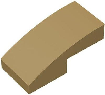 Los 11477 Schräge Gebogene 2x1 Bogen Gebäude Steine, 10-teiliges Set, dunkelbraun, ab 14 Jahren - Bild 1
