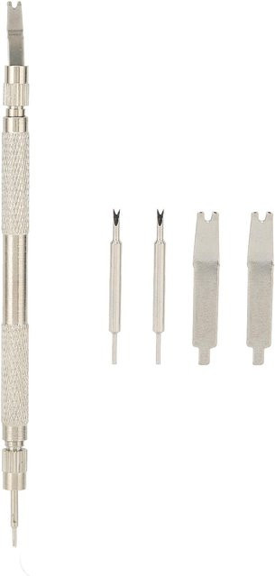 TOMTOP JMS Uhrenarmband-Federsteg-Armband-Verbindungsstift-Entferner-Set, Weiß, Eisen, Herren - Bild 1