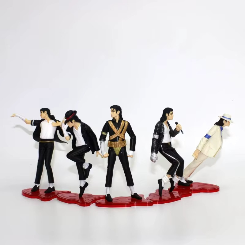 Bandai Michael Jackson Sammlerfiguren, Klassischer Weißer Anzug, PVC-Statuen - Bild 2
