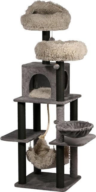 dobar Katzen Kratzbaum Sophie aus Pappelholz H: 160 cm, B: 50 cm, T: 50 cm - Bild 1