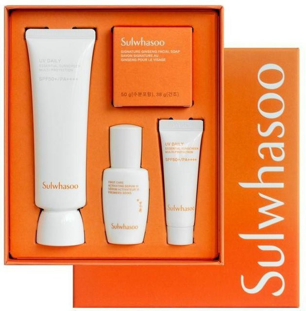 Sulwhasoo UV Wise Aufhellender Multi-Schutz SPF50+, 4-teiliges Set - Bild 1