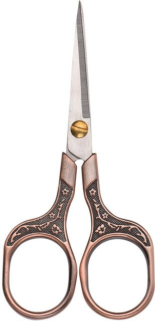 Salon Barber Edelstahlschere Pflaumenblüte, Bronze - Bild 1