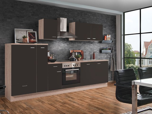 MENKE Küchenblock Classic Leerblock Lava, Breite: 300 cm - Bild 1