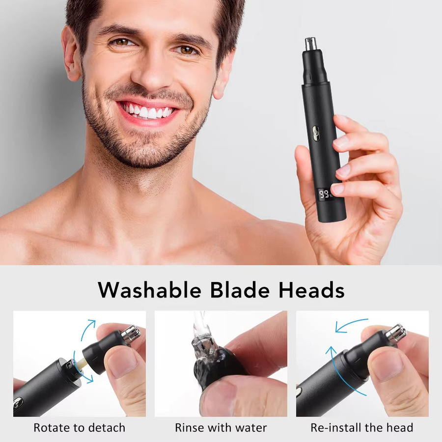Ms.Dear 3-in-1 Elektrischer Nasen-Ohr-Haarschneider für Herren - Bild 5