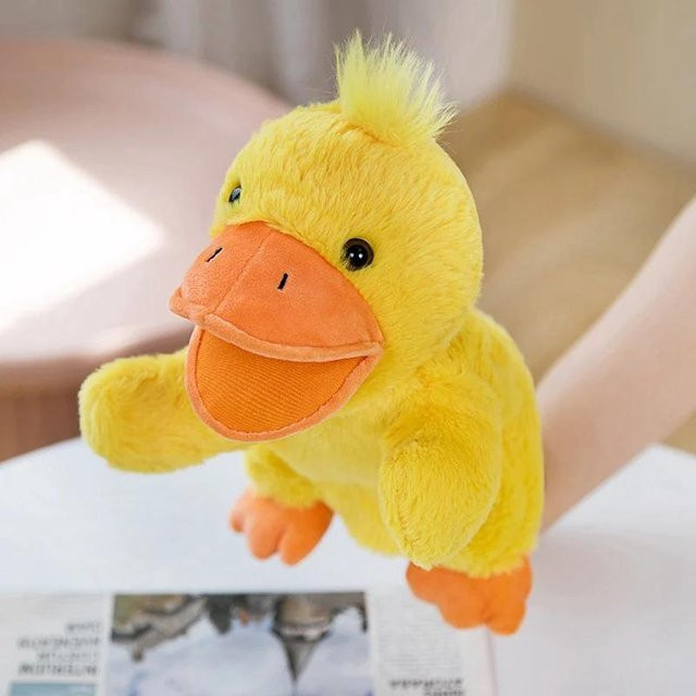 30-teiliges Set Stofftiere Plüschtiere Fingergeschichtenpuppe, Gelb, ab 14 Jahren - Bild 1