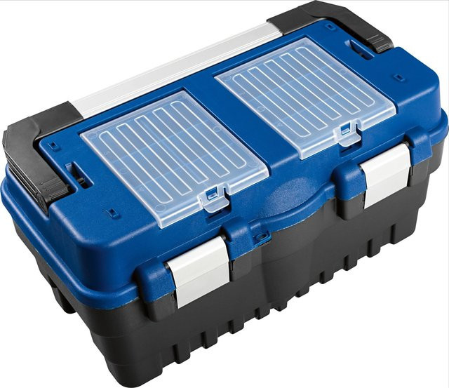 LUX-TOOLS Werkzeugkoffer KWK-26 in Blau mit Einsätzen aus Kunststoff - Bild 1