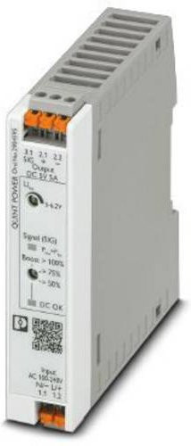 Phoenix Contact Quint 4-PS Hutschienen-Netzteil 5 V/DC 3A 15W grau B/T/H: 22,5 x 90 x 106 mm - Bild 1