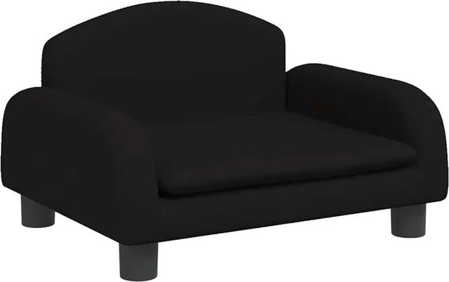 vidaXL Hundebett in Schwarz aus Stoff, B/T/H: 50 x 40 x 30 cm - Bild 1