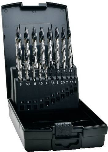 Exact 74961 TIAIN-TIP Spiralbohrer-Set in Silber mit Durchmessern von 1 mm bis 7 mm - Bild 1