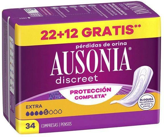 Asonia Discreet Inkontinenzeinlagen extra, 34 Stück - Bild 1