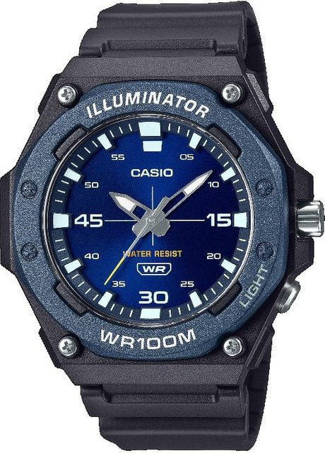 Casio Armbanduhr, Quarz, Harz, Blau, Herren - Bild 1