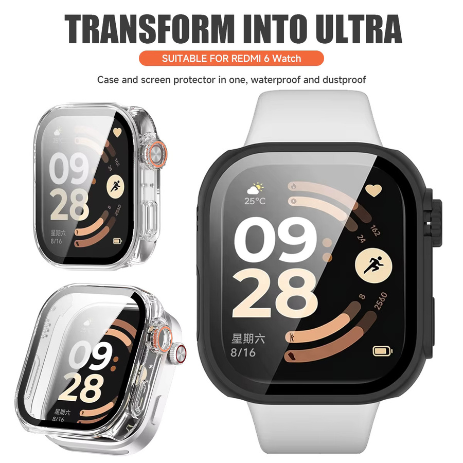 Xiaomi Uhrenzubehör, Displayschutzfolie und Schutzhülle für Redmi Watch 6 - Bild 2