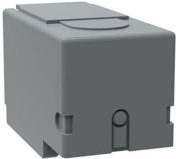 ABB Klemmenabdeckung OTS250G1S mit Schnappbefestigung aus grauem Kunststoff - Bild 1