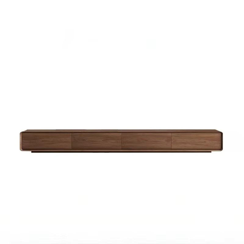 Moderner TV-Tisch aus Holz von DUTRIEUX in Braun mit mattem Finish - Bild 5