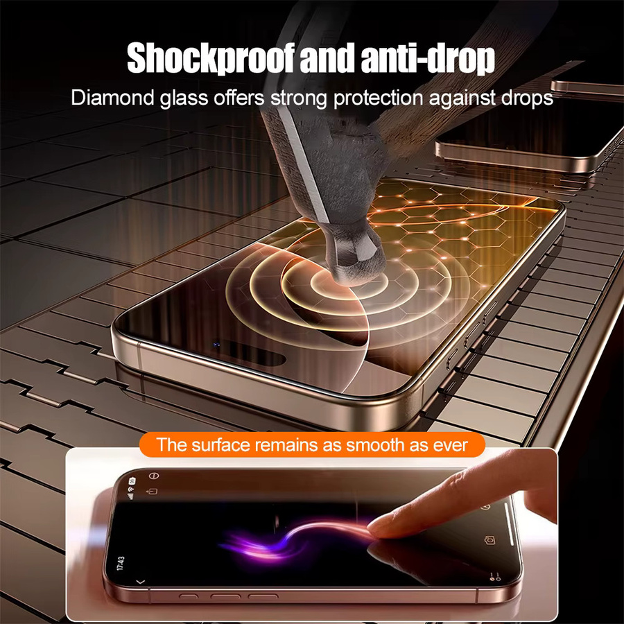 3er-Pack Privatsphäre Displayschutzfolie Matt für Apple iPhone 17 16 15 14 13 12 11 Pro Max XR XS Max X mit Staubschutz und einfacher Installation - Bild 4