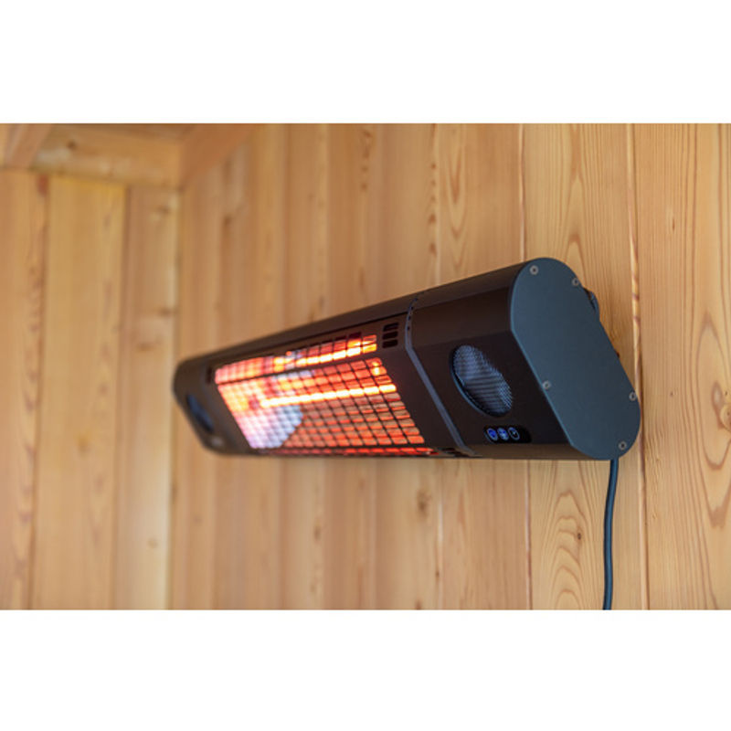 sunred Terrassenheizung Sund and Sound Ultra mit integriertem Bluetooth Lautsprecher, 2000 W, schwarz - Bild 2