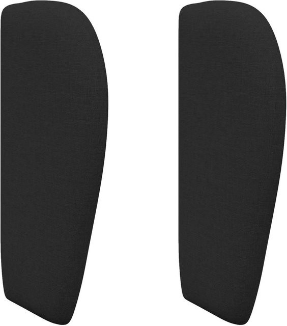 vidaXL Kopfteil Ohr in Schwarz aus Stoff, B/H/T: 40 x 23 x 6 cm - Bild 1