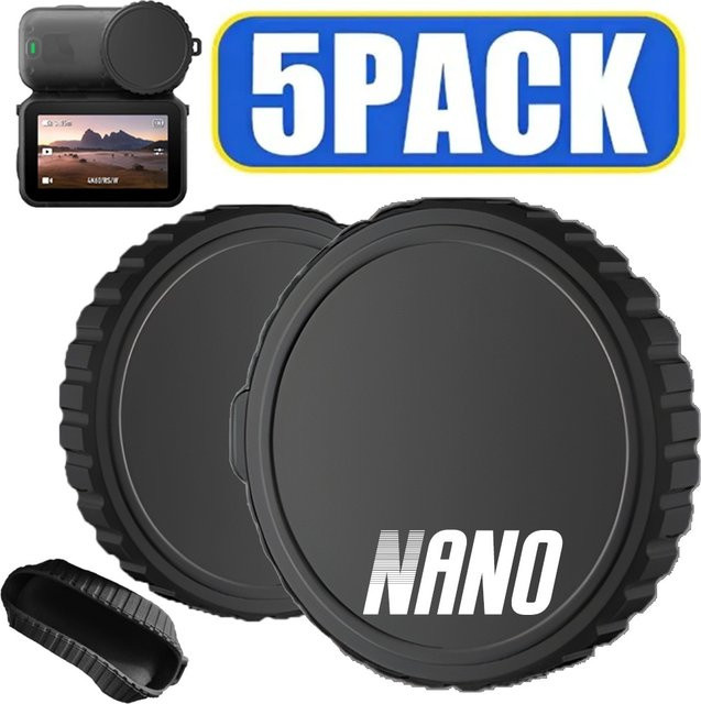 DJI OSMO Nano Silikon-Objektivabdeckung in Schwarz zum Schutz vor Staub und Stürzen - Bild 1