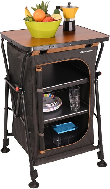 Campingschrank HighQ AC-059 V3 in Matt mit internen Regalböden - Bild 1