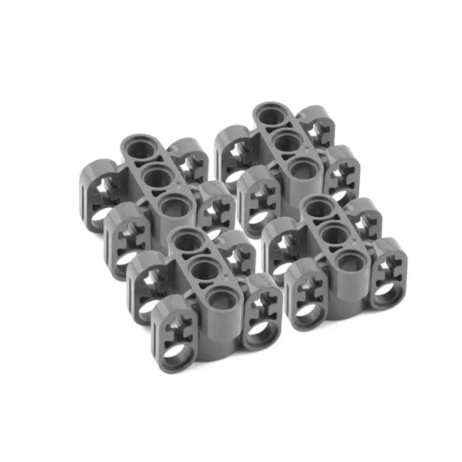 24er Set Technischer Linearantrieb 15L Schubstange in Grau von stemedu für MOC Bausteine kompatibel mit 40918, 61927, 61904, 61905 und 92693 - Bild 2