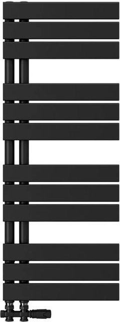 Emke Badheizkörper Flach Handtuchwärmer Schwarz B: 100 cm, H: 40 cm, 456W - Bild 1