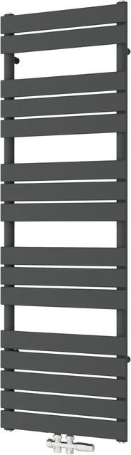 Duschparadies Handtuchheizkörper mit Mittelanschluss, Weiß, H x B: 160 x 50 cm - Bild 1