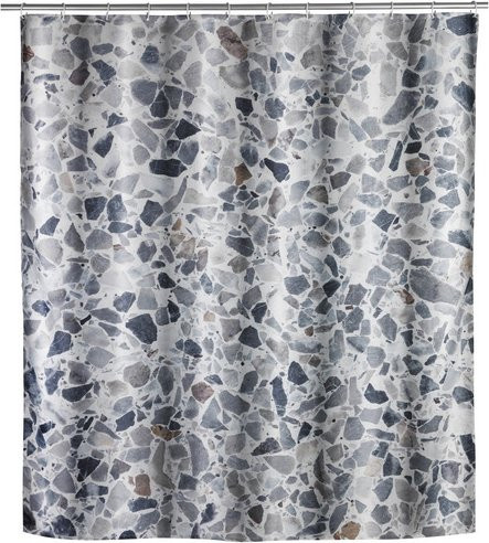WENKO Duschvorhang Terrazzo in Multicolor mit Grafikdesign, Breite: 180 cm, Höhe: 200 cm - Bild 1