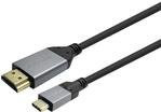 Vivolink USB-C auf HDMI Kabel in Schwarz, 5 m - Bild 1