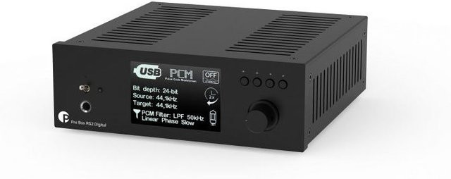 Pro-Ject Pre Box RS2 Digital Vorverstärker in Schwarz mit USB und HDMI - Bild 1